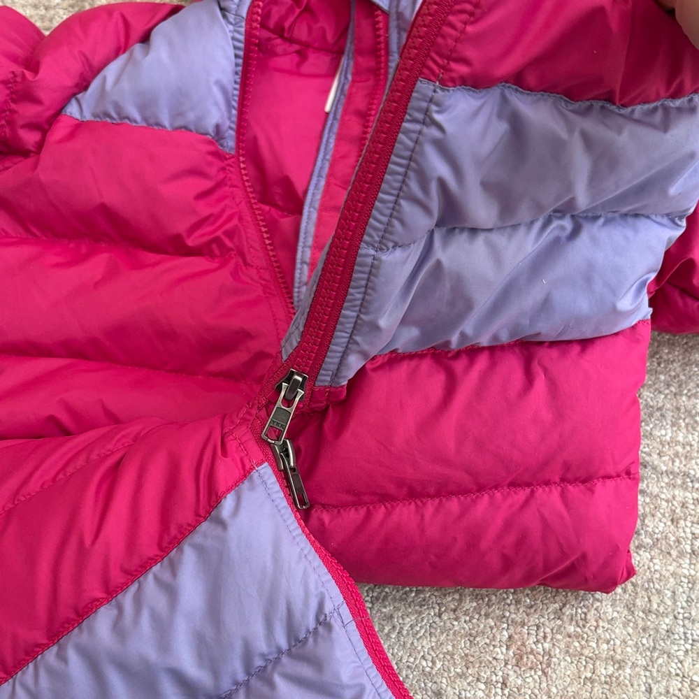 The North Face Fuchsia and Lavender Infant Snowsuit - Picture 4 of 6